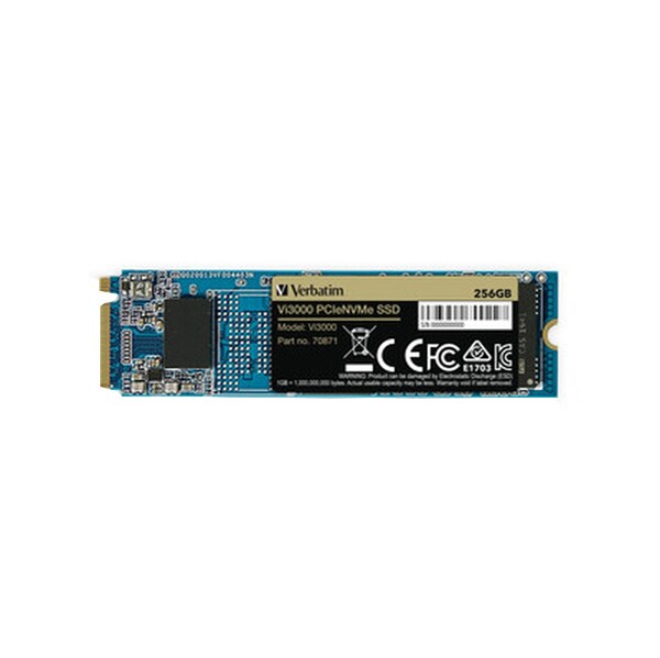 Verbatim Vi3000 - SSD - 256 GB - PCIe 3.0 x4 (NVMe)