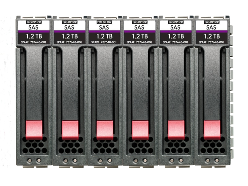 HPE Midline - hard drive - 16 TB - SAS 12Gb/s (pack of 6)