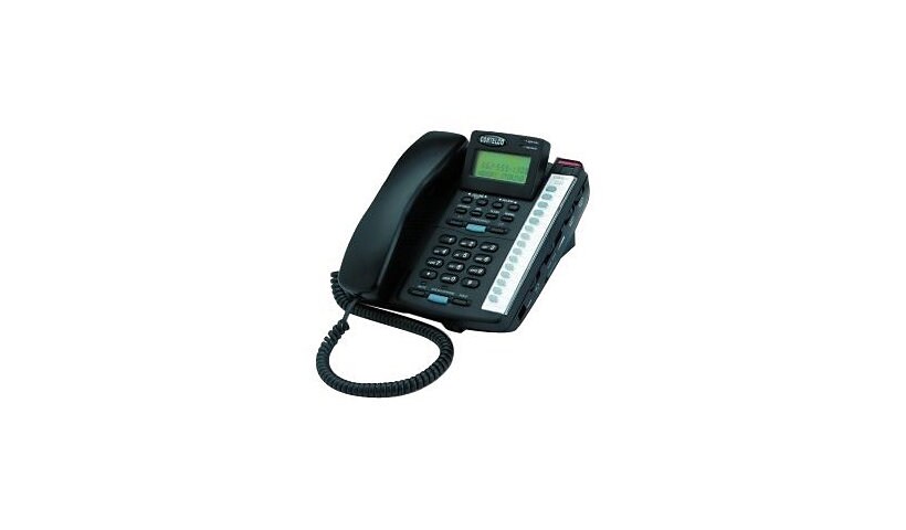 Cortelco Colleague Enhanced 2 Line Phone Black