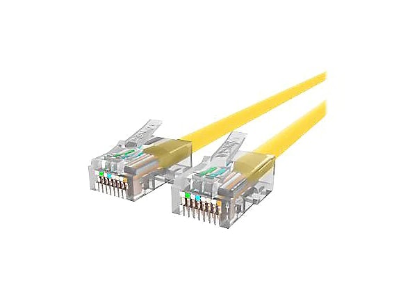 Belkin Cat5e RJ-45 UTP Patch Cable, Yellow, 3ft