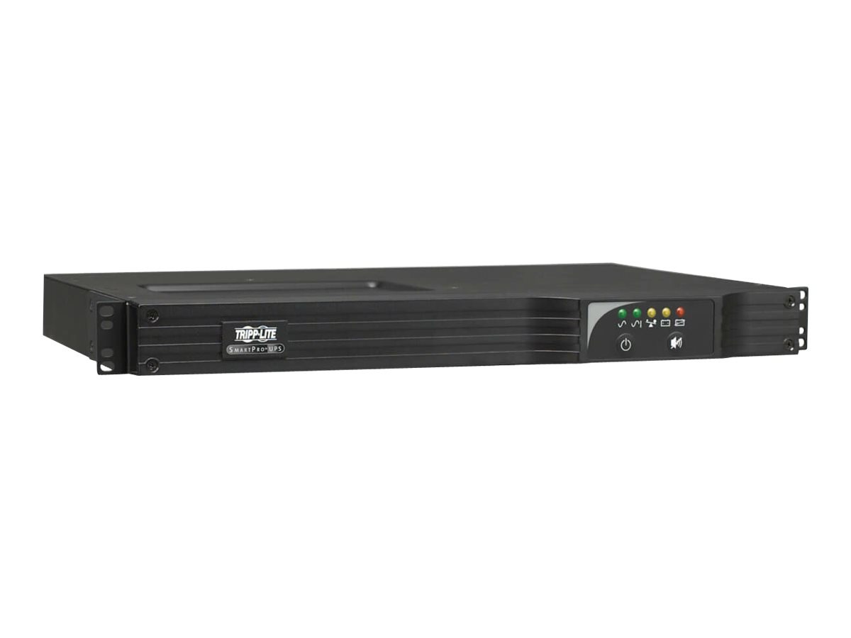 Tripp Lite UPS Smart 500VA 300W Rackmount USB DB9 WEBCARDLX 6 Outlets 1URM