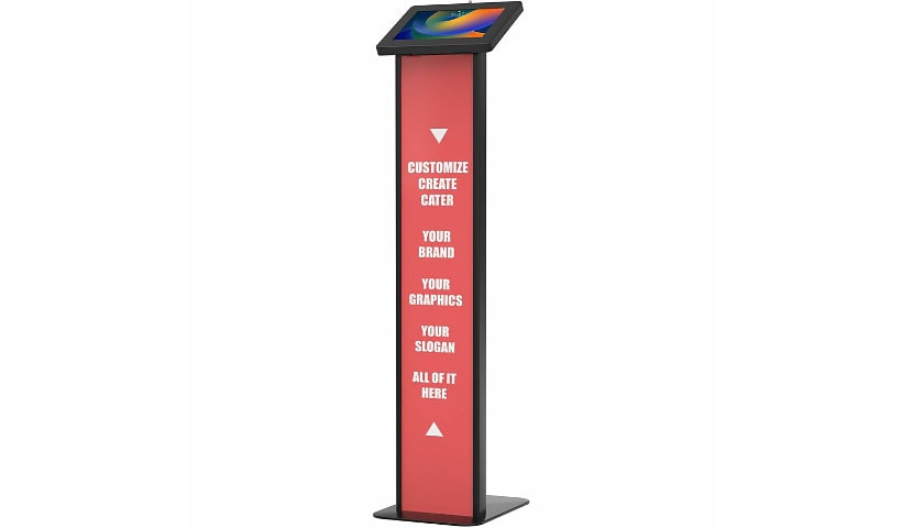 CTA Premium Locking Floor Stand Kiosk with Graphic Card Slot - stand - for