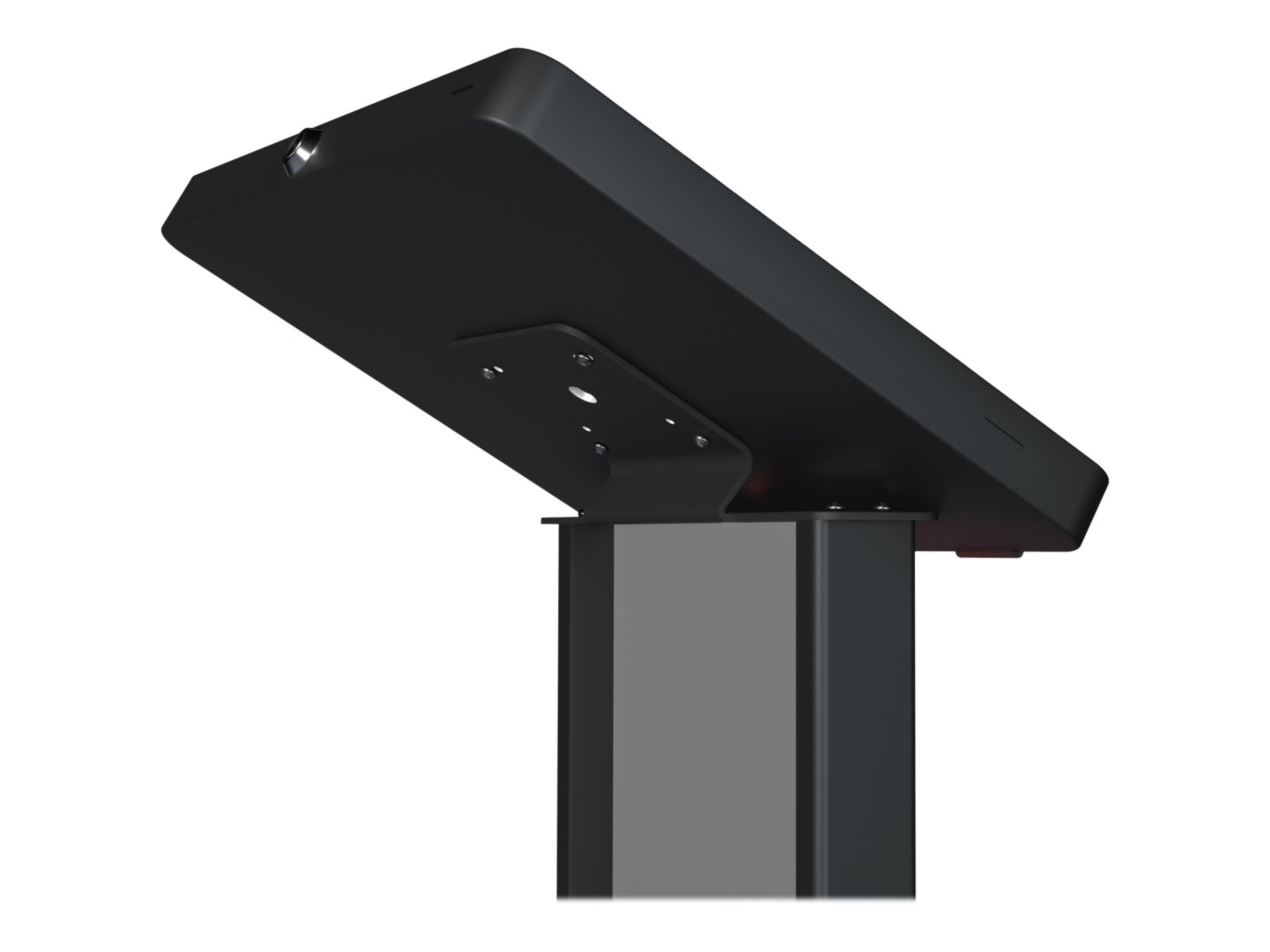Thumbnail 4 of 15 for CTA Digital Customizable Premium Locking Floor Stand Kiosk with Graphic Card Slot for branding for 10.2-in iPad 7th/