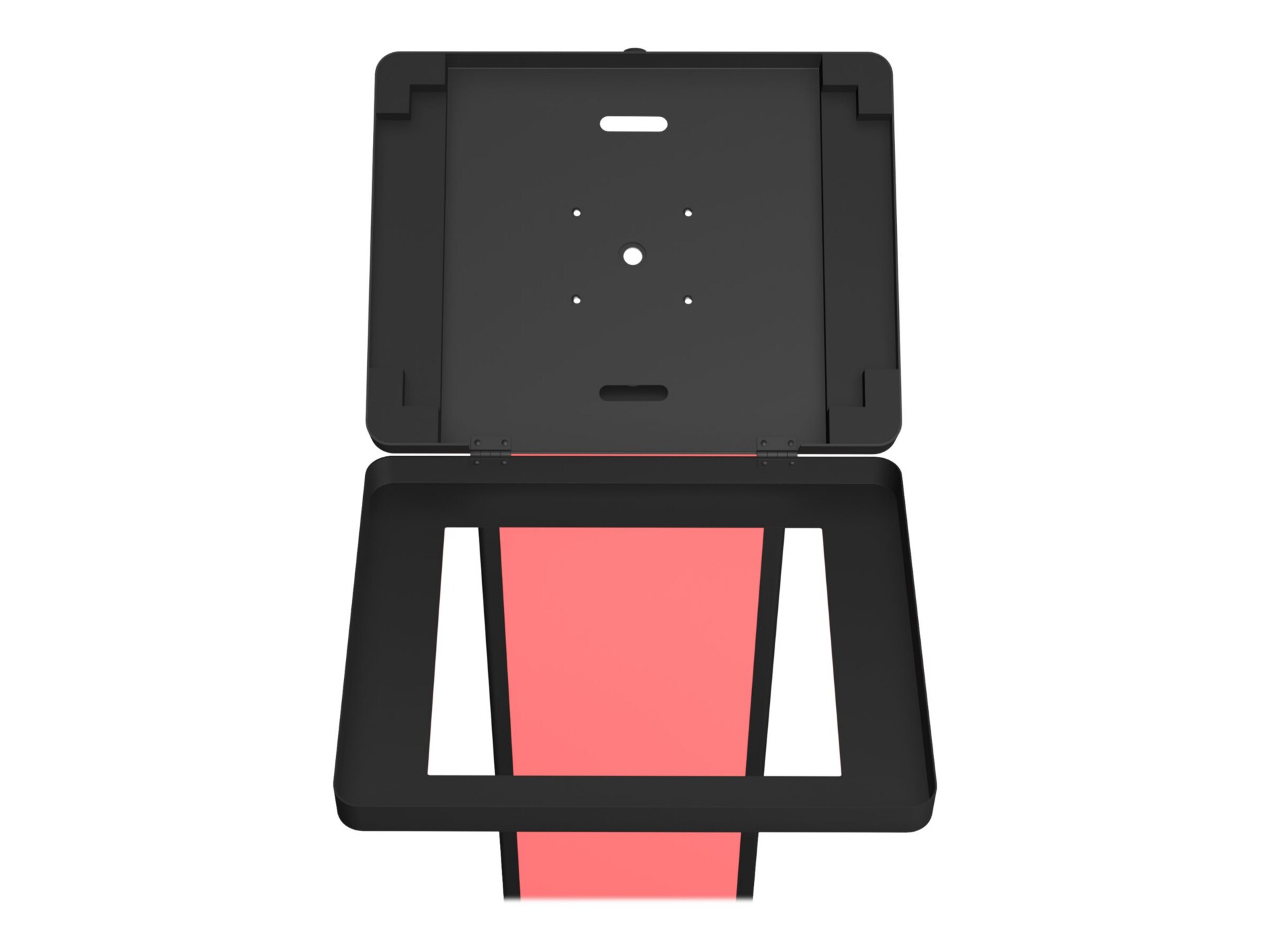 Thumbnail 6 of 15 for CTA Digital Customizable Premium Locking Floor Stand Kiosk with Graphic Card Slot for branding for 10.2-in iPad 7th/