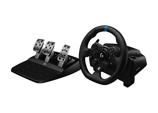 Logitech G923 - wheel and pedals set - wired