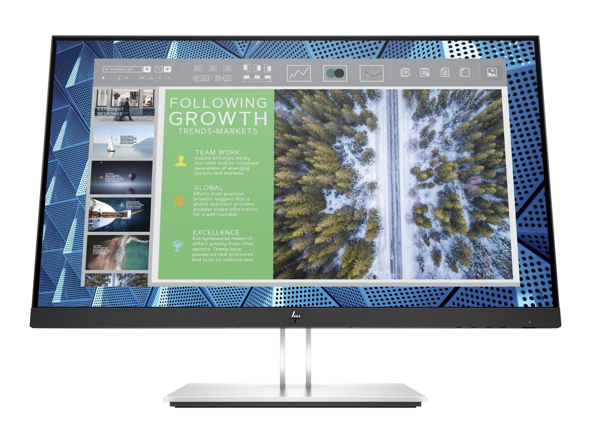 HP E24q G4 ESeries LED monitor QHD 24" 9VG12AAABA Computer Monitors