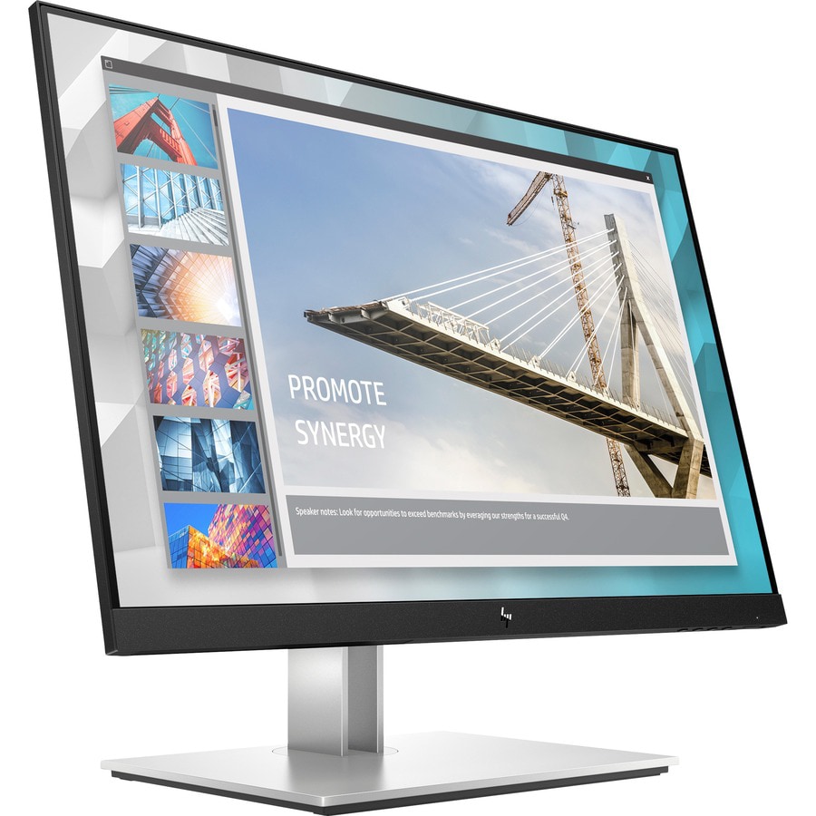 HP E24i G4 24 Class WUXGA LCD Monitor - 16:10 - Black, Silver