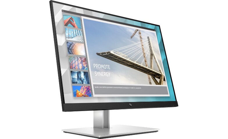 HP E24i G4 24 Class WUXGA LCD Monitor - 16:10 - Black, Silver