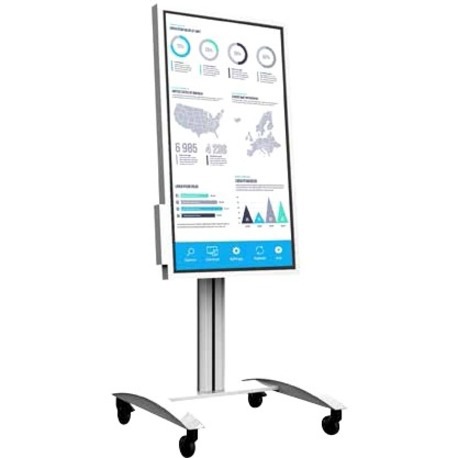 Thumbnail 5 of 6 for Peerless-AV® Mobile Cart with Rotational Interface for the 55" (WM55B, WM55H, WM55R) and 65" Samsung Flip (WM65B, WM65R)