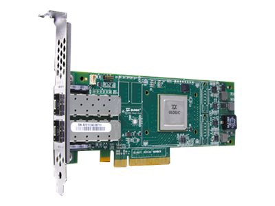 HPE StoreFabric SN1100Q 16Gb Dual Port - host bus adapter - PCIe 3.0 - 16Gb  Fibre Channel x 2