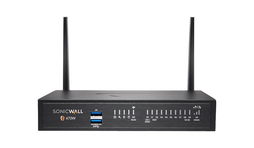 SonicWall TZ470W - Advanced Edition - security appliance - Wi-Fi 5 - with 1