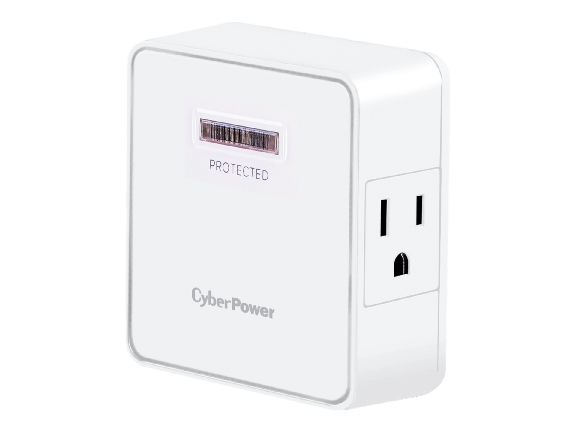 CyberPower HT200W Home and Office 2 - Outlet Surge Protector with 1500 J Su