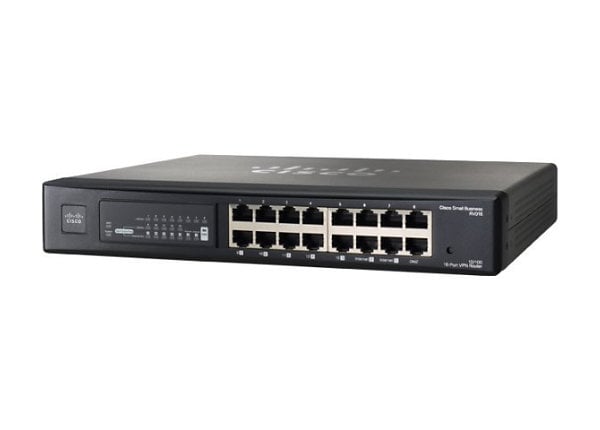 Cisco RV016 16-port 10/100 VPN Router - Multi WAN				
