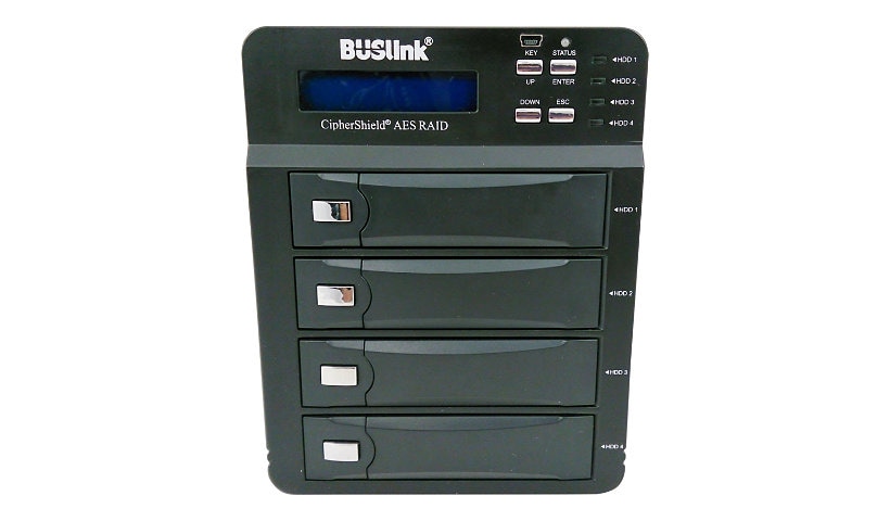 BUSlink CipherShield 256-bit RAID Hard Drive CSE-72TB4-SU3 - hard drive arr