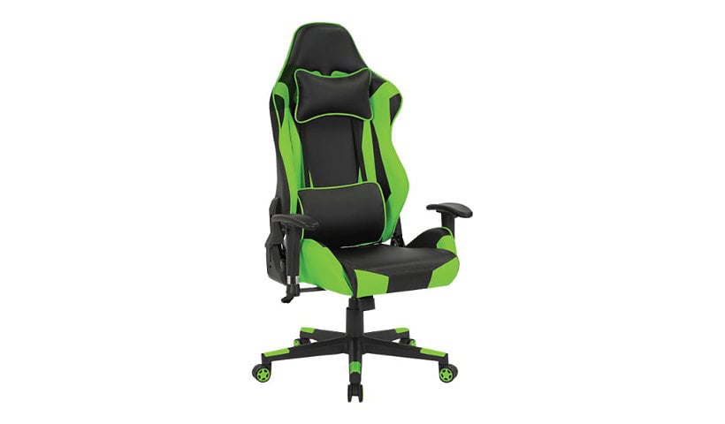 Spectrum Esports Genova - chair - carbon polyvinyl chloride (PVC) - green