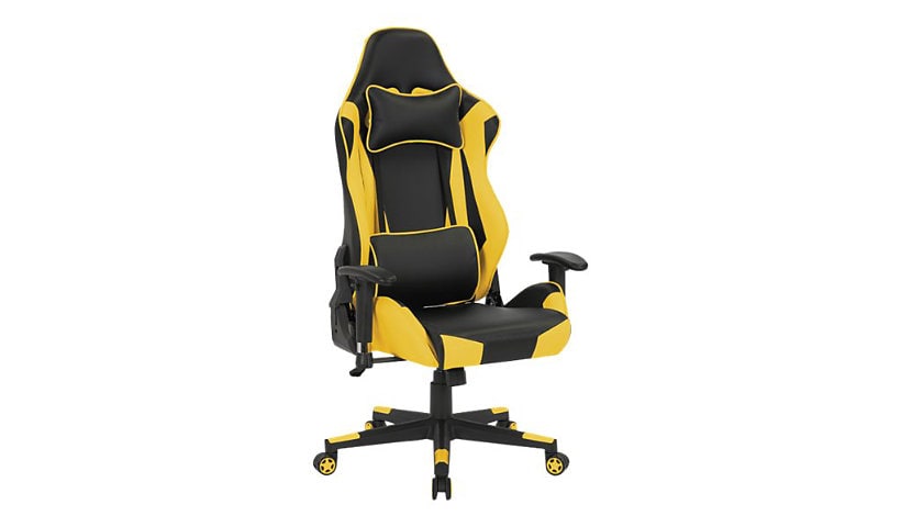 Spectrum Esports Genova - chair - carbon polyvinyl chloride (PVC) - yellow