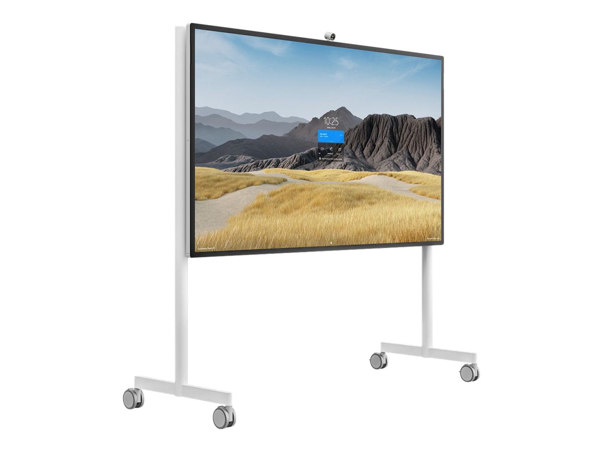 Steelcase Roam Collection cart - for interactive whiteboard - artic white, Microsoft gray
