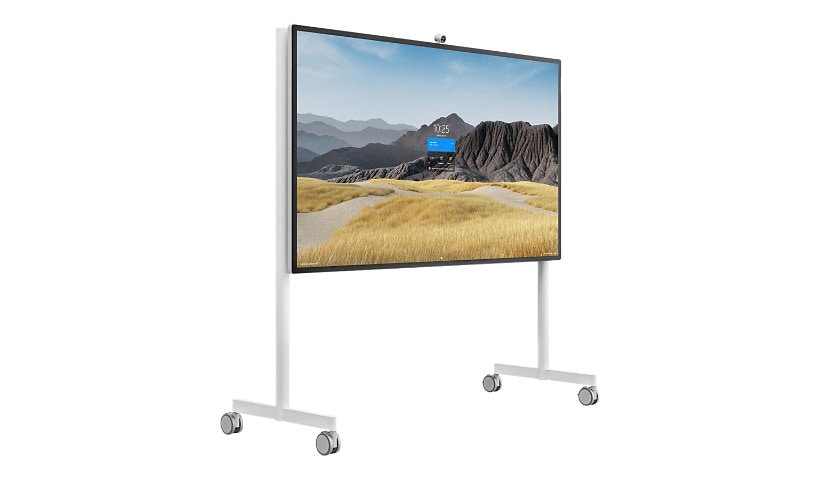 Steelcase Roam Collection - cart - for interactive whiteboard - artic white