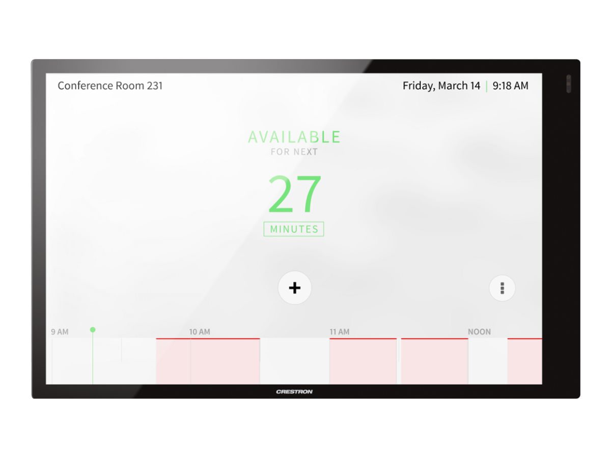 Crestron Room Scheduling Touch Screen TSS-1070-B-S - room manager - Bluetoo