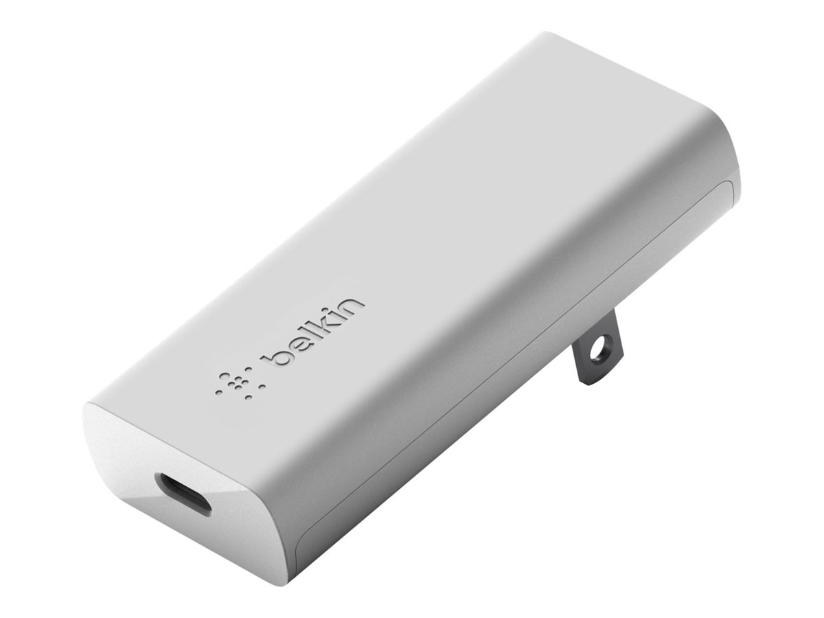 Thumbnail 5 of 10 for Belkin 20W Portable GaN Wall Charger - 1xUSB-C (20W) - Power Adapter - White