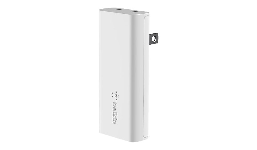 Belkin 20W USB-C PD GaN Wall Charger + USB-C to Lightning Cable - White