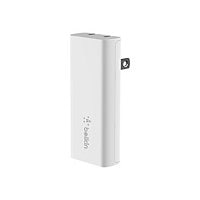 Belkin 20W USB-C PD GaN Wall Charger + USB-C to Lightning Cable - White