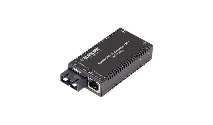 Black Box MultiPower - fiber media converter - 10Mb LAN, 100Mb LAN - TAA Compliant