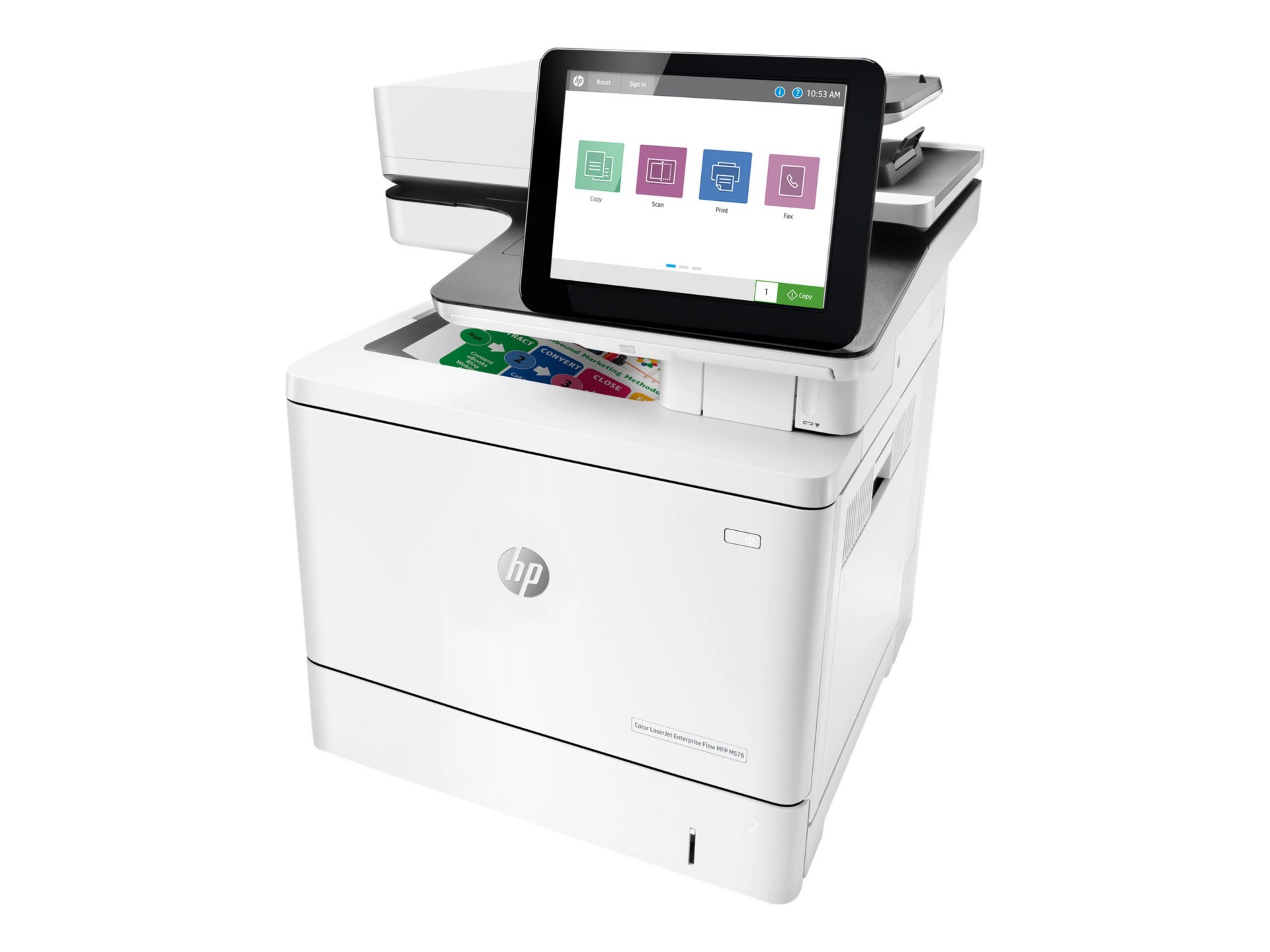 HP LaserJet Enterprise Flow MFP M578c - multifunction printer - color