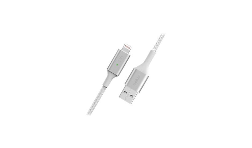 Belkin 4ft LED Lightning to USB-A Cable Mfi Certified - White