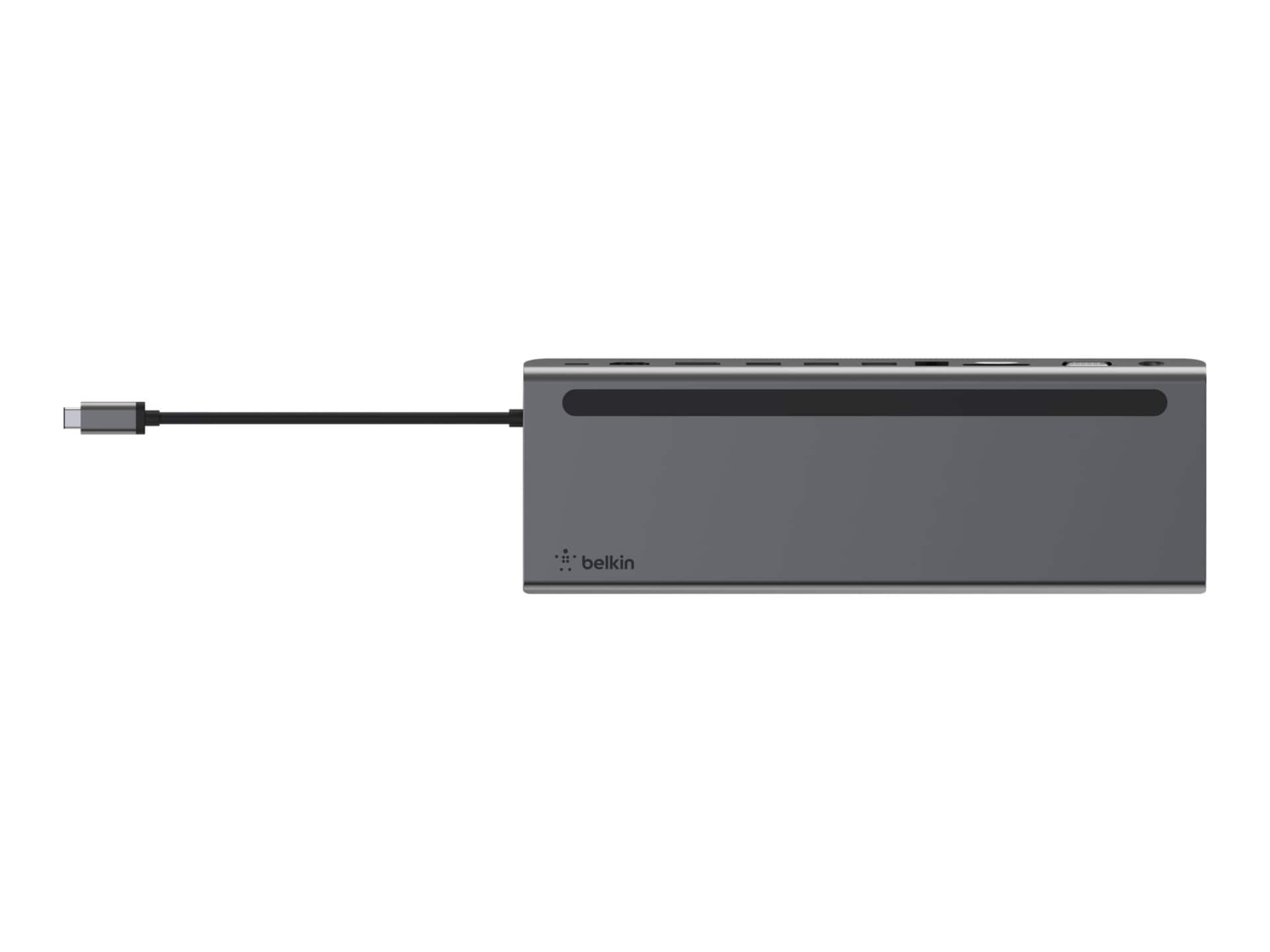 Belkin USB C Hub, 11-in-1 Docking Station For MacBook Pro/Air - 4K HDMI,  DP, VGA, 100W PD, USB A, Gigabit Ethernet, SD