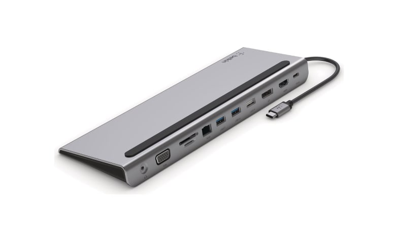 Belkin USB C Hub, 11-in-1 Docking Station For MacBook Pro/Air - 4K HDMI,  DP, VGA, 100W PD, USB A, Gigabit Ethernet, SD - INC004BTSGY - Docking  Stations & Port Replicators 