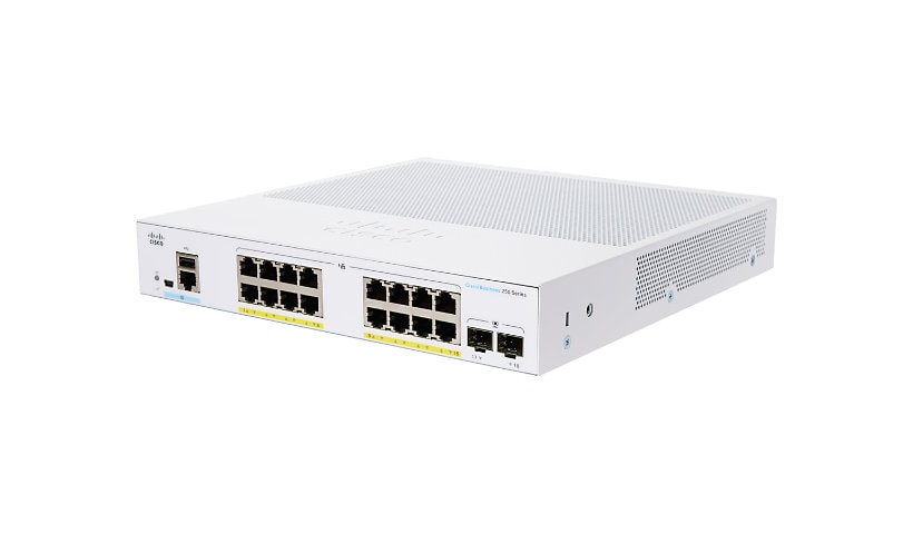 Cisco Business 250 Series CBS250-16P-2G - switch - 16 ports - smart - rack-mountable