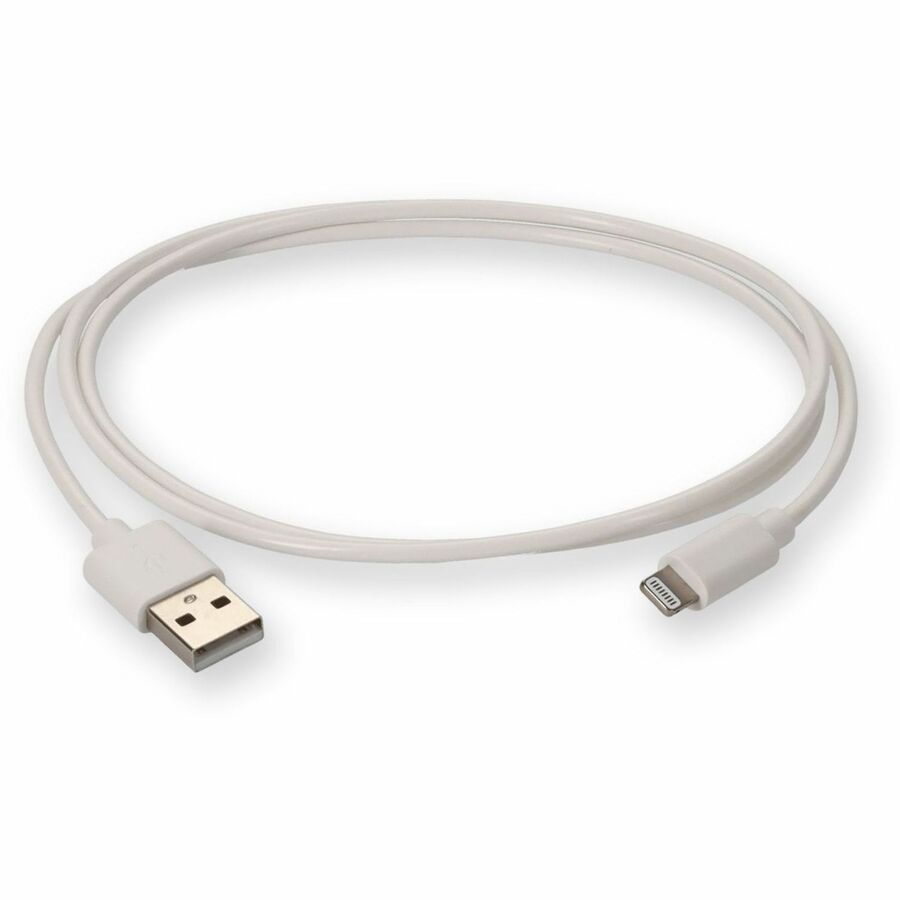 Proline Apple Computer® MD818AM/A Compatible 1.0m (3.3ft) USB A 2.0 Male to Lightning Male White Cable