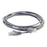 C2G 1ft Cat6 Ethernet Cable - Slim - Snagless Unshielded (UTP) - Gray - pat