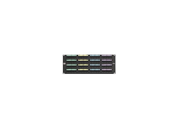 Leviton GigaMax patch panel - 19"