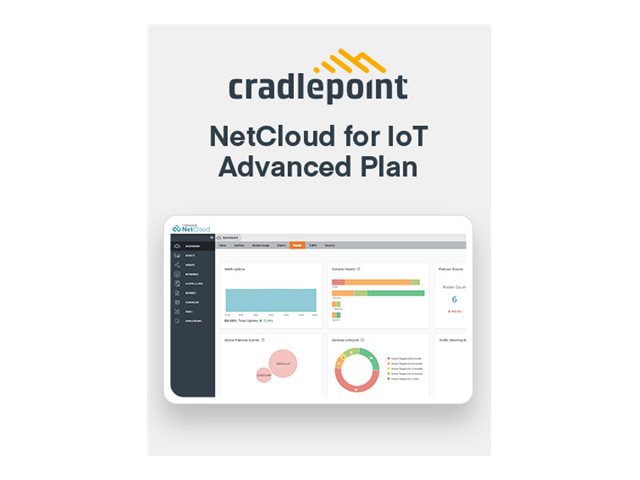 Cradlepoint NetCloud Ruggedized IoT Advanced Plan - subscription license (3