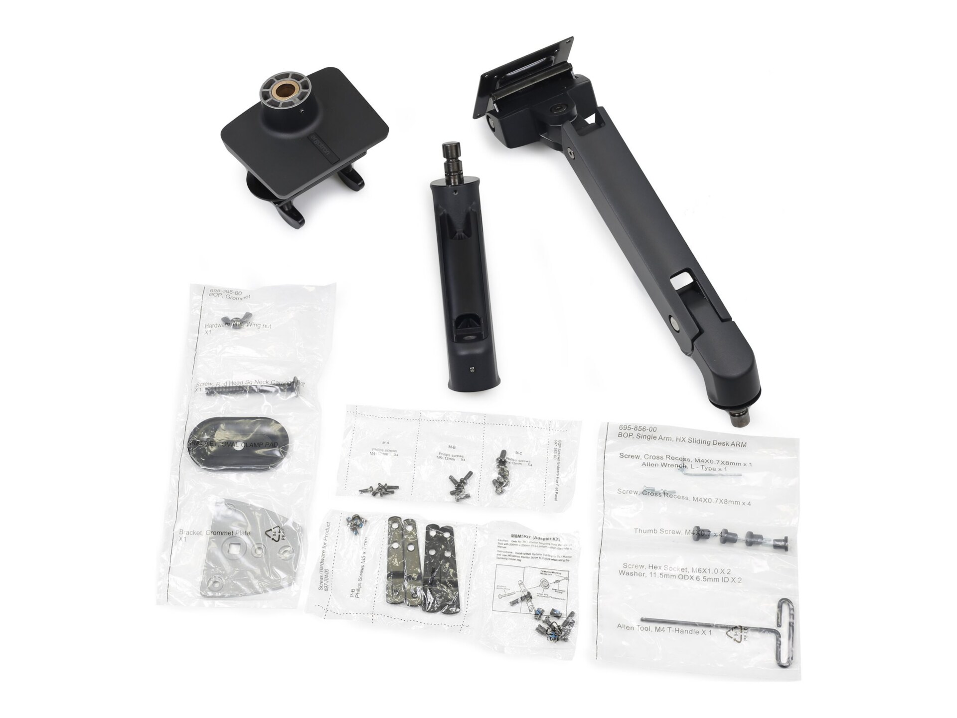 Thumbnail 4 of 9 for Ergotron HX mounting kit - Constant Force Technology - for LCD display/ curved LCD display - matte black