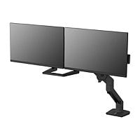 Ergotron HX mounting kit - for 2 monitors - matte black