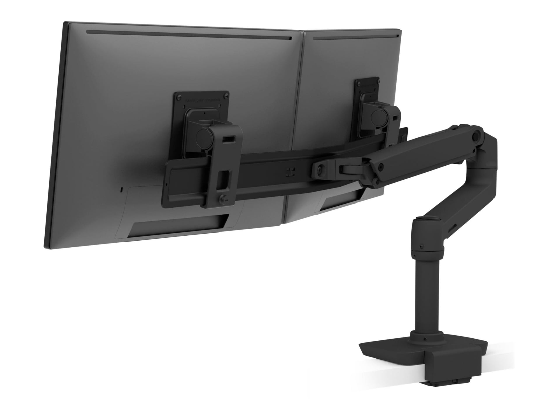 Ergotron LX Desk Dual Direct Arm mounting kit - for 2 monitors - matte blac