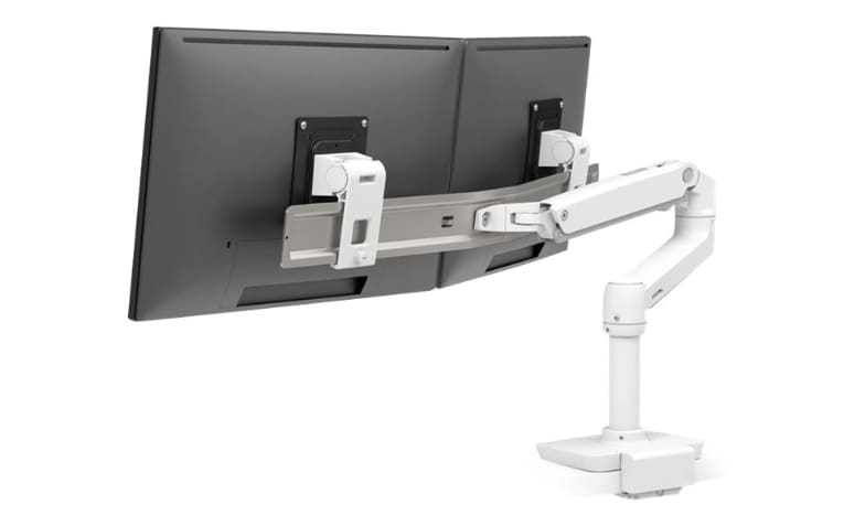 Ergotron LX Desk Dual Direct Arm - mounting kit - for 2 monitors