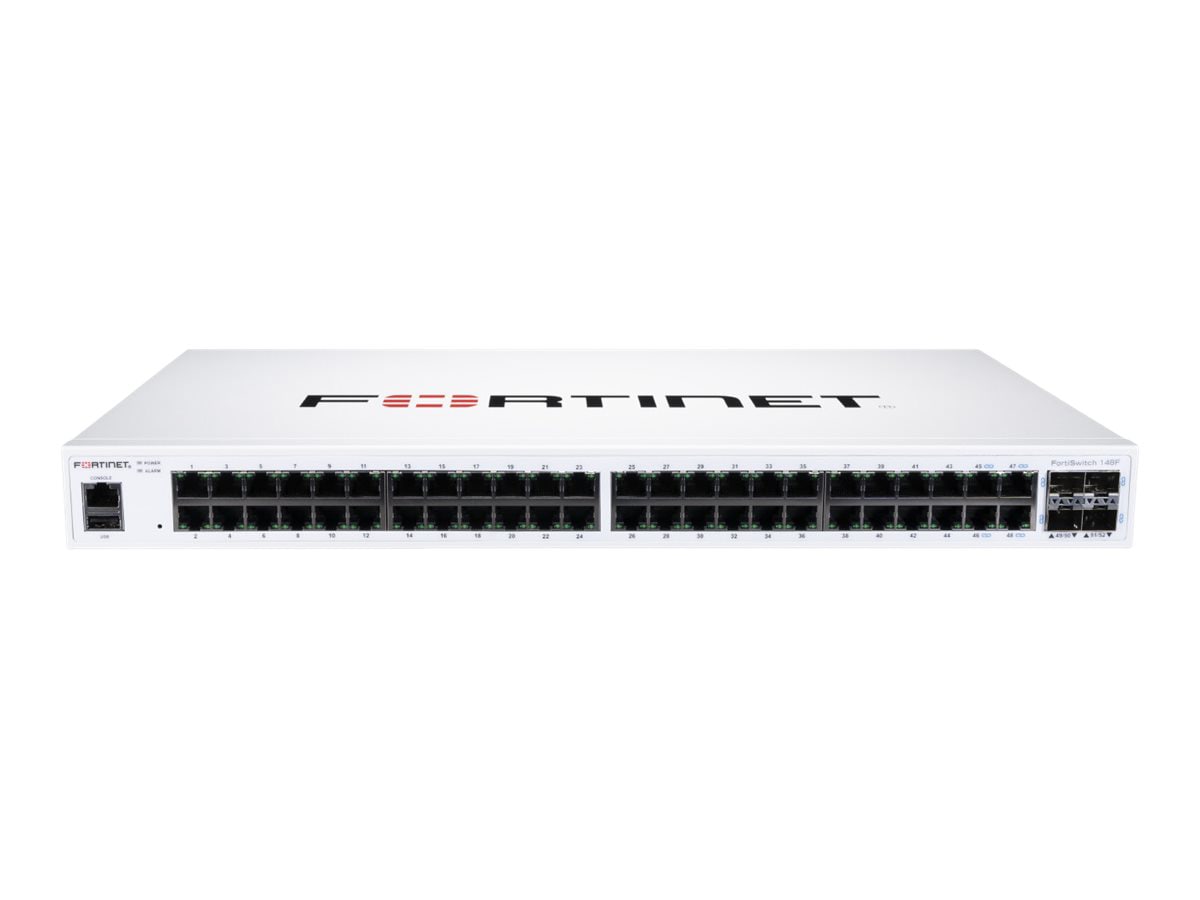 Fortinet FortiSwitch 148F - switch - 48 ports - managed - rack-mountable