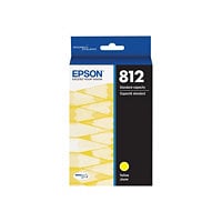 Epson T812 - jaune - original - réservoir d'encre