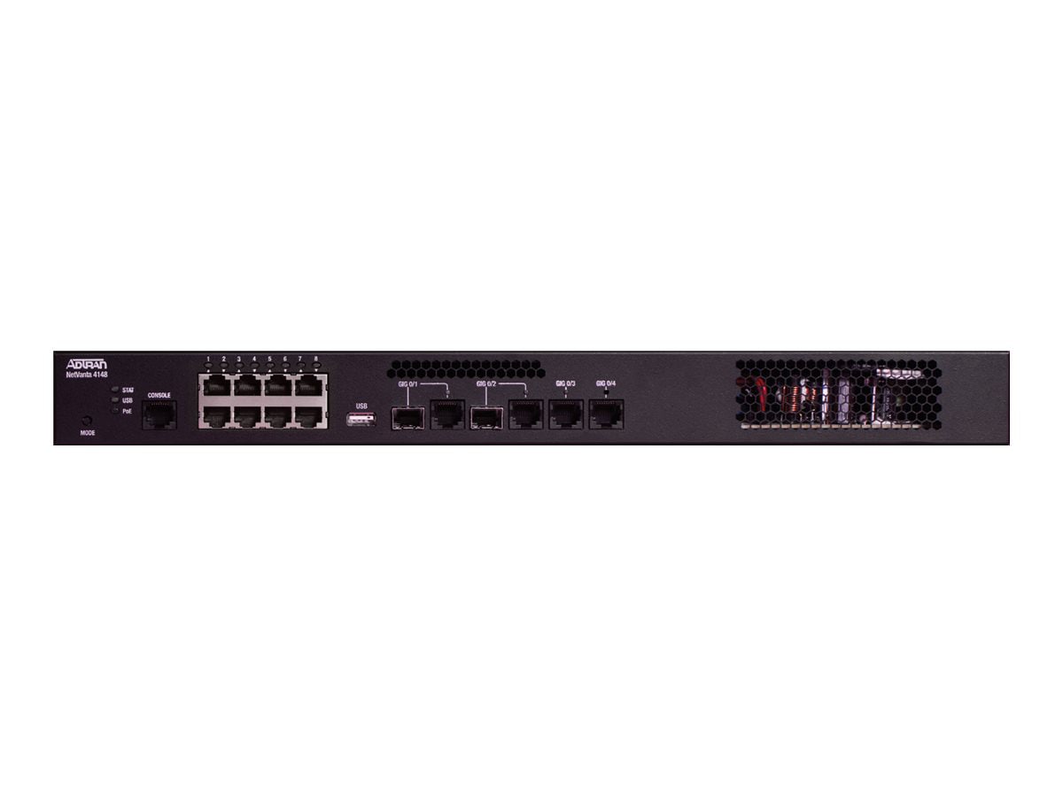 ADTRAN NetVanta 4148 - router - rack-mountable - with Enterprise Session Border Control (100 sessions)