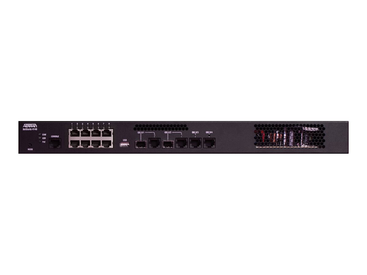 ADTRAN NetVanta 4148 - router - rack-mountable - with Enterprise Session Bo