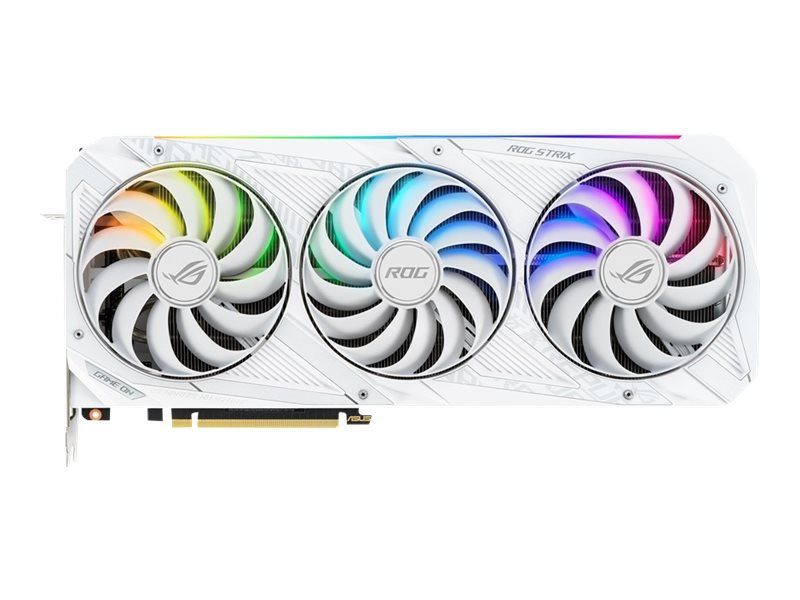 ASUS ROG-STRIX-RTX3080-O10G-WHITE - White Edition - graphics card - GF RTX 3080 - 10 GB - white