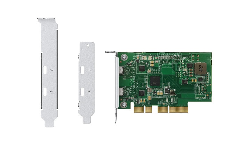 QNAP QXP-T32P - Thunderbolt adapter - PCIe 3.0 x4 - Thunderbolt 3 x 2