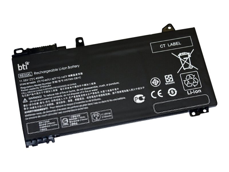 BTI L32656-002-BTI 11.55V 45WHR LI-ION BATTERY 5YH15UT#ABA, RE03XL, L32407-