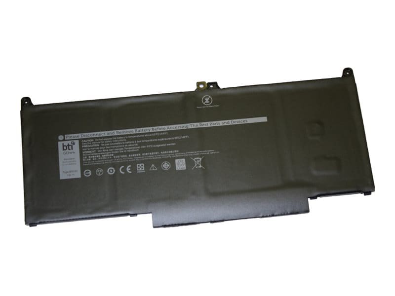 BTI MXV9V-BTI 7.6V 60WHR LI-ION BATTERY 05VC2M, 5VC2M, K4Y2J, 0MXV9V, 829MX, MXV9V, 451-BCIY, 98J9N, N2K62, 451-BCJG,