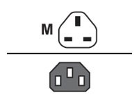 PROLINE 2M 250V C13-F/BS1363-M 18AWG