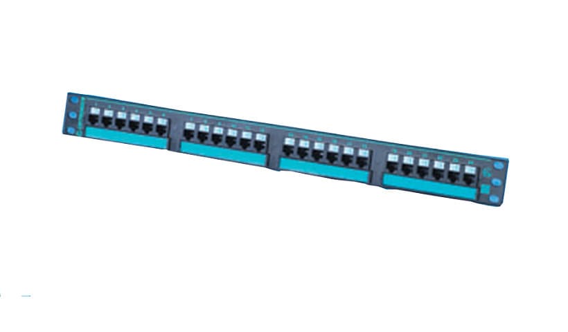 Ortronics Clarity 6 patch panel - 1U - 19"